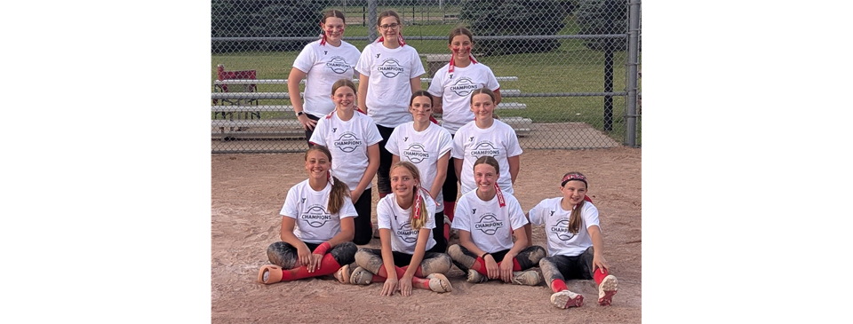 2025 YMCA Fastpitch Challenge Tournament Champions - 12U Black